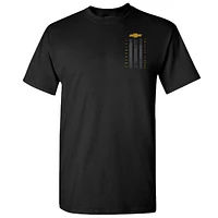 Men's Next Level  Black Chevrolet Flag T-Shirt