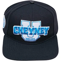 Casquette Snapback Pro Standard noire pour homme avec logo Arch Over des Cheyney Wolves