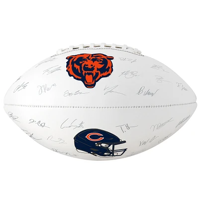 Ballon de football à signature autographe des Bears de Chicago