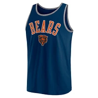 Men's Fanatics Navy Chicago Bears Bet Tank Top