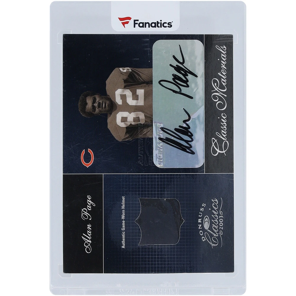 Carte autographiée #CM-1 #17/100 du casque Donruss Classics GU 2003 des Chicago Bears