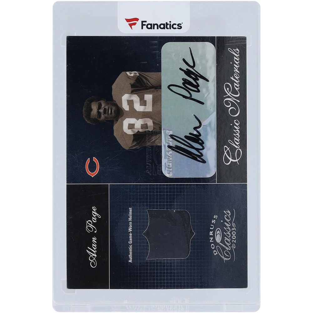 Carte autographiée #CM-1 #17/100 du casque Donruss Classics GU 2003 des Chicago Bears