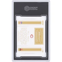 Brian Urlacher Chicago Bears Autographed 2016 Panini Flawless Ruby Greats Dual Materials Autograph 3 Color Relic #GP-BU #1/5 SGC Authenticated 9/10 Card