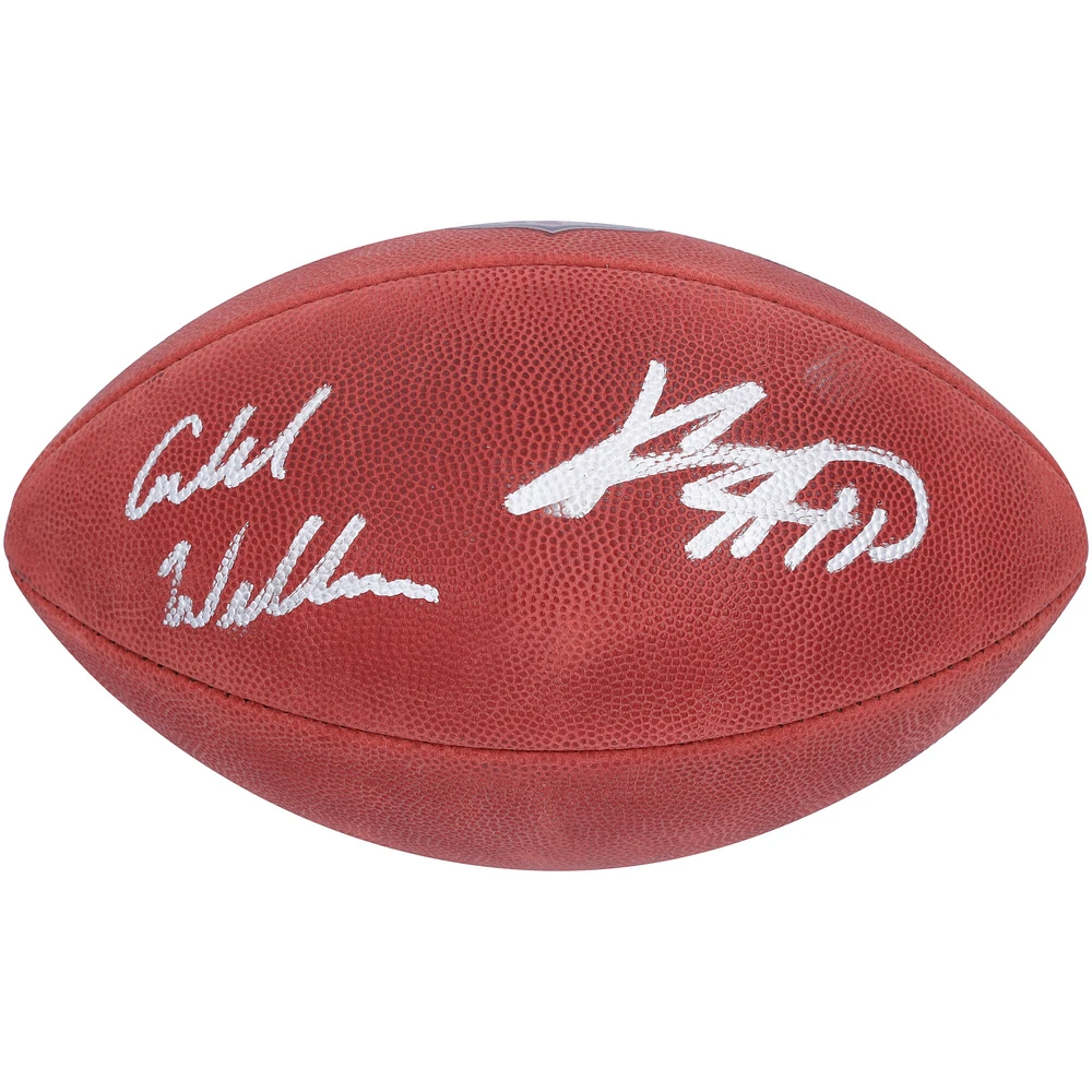 Caleb Williams & Keenan Allen Chicago Bears Autographed Wilson Full Color Duke Football