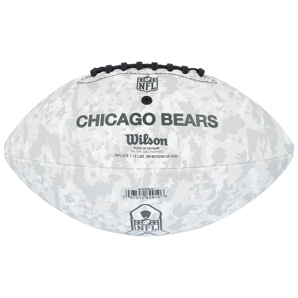 Caleb Williams Chicago Bears Autographed 2024 Salute To Service Wilson Football 