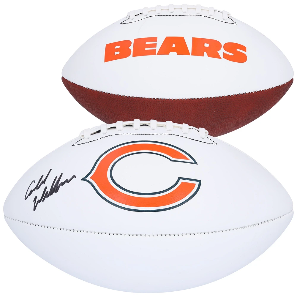 Caleb Williams Chicago Bears Autographed Franklin White Panel Football