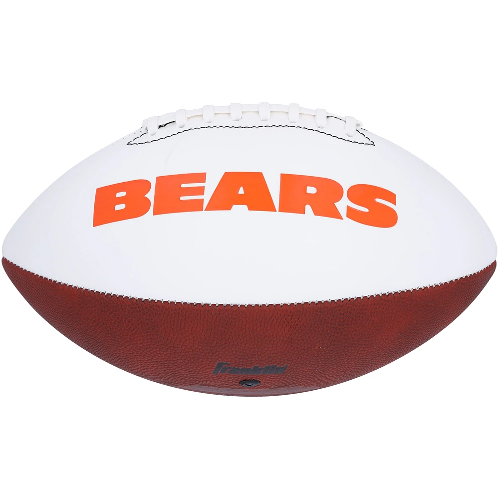 Caleb Williams Chicago Bears Autographed Franklin White Panel Football
