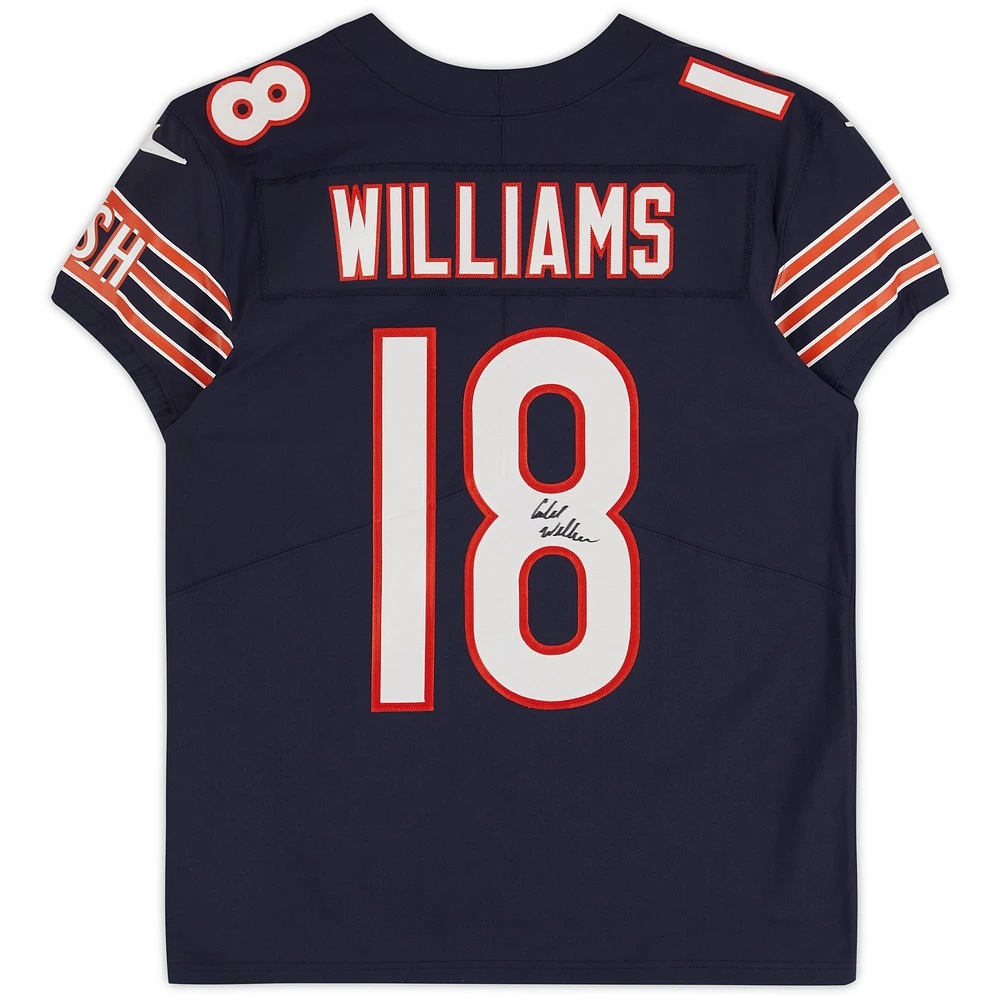 Caleb Williams Chicago Bears Autographed Navy Nike Elite Jersey