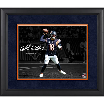 Caleb Williams Chicago Bears Facsimile Signature Framed 11" x 14" Photograph