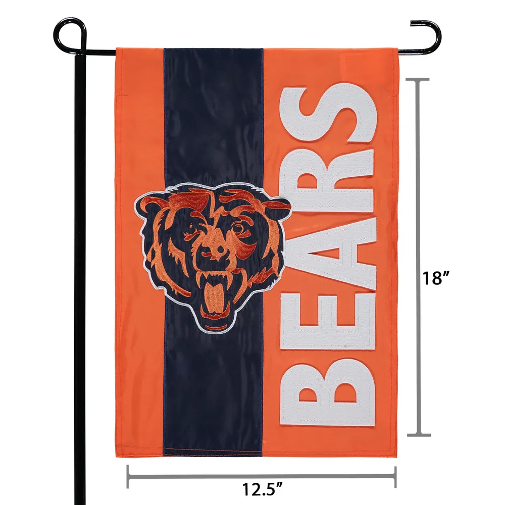 Drapeau de jardin ornementé Chicago Bears 12,5 po x 18 po