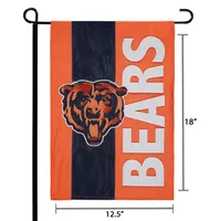 Drapeau de jardin ornementé Chicago Bears 12,5 po x 18 po