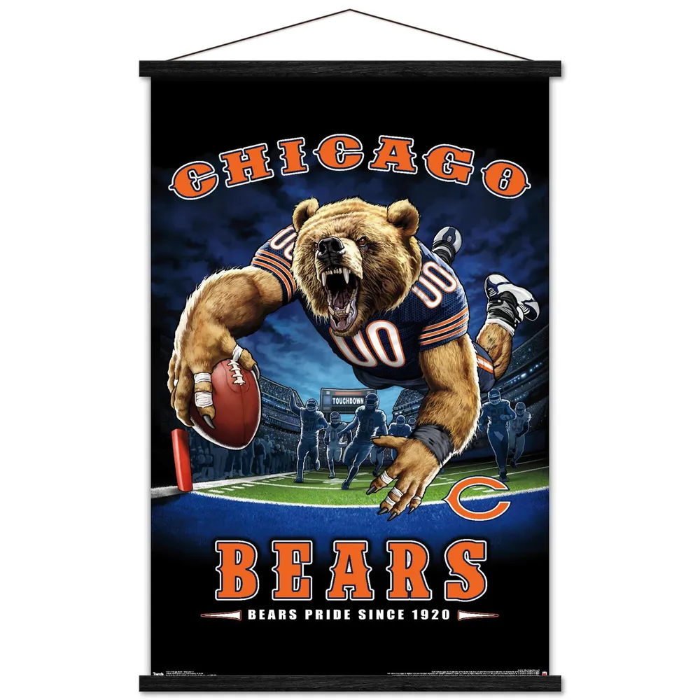 Lids Chicago Bears 22.4'' x 34'' Magnetic Framed Poster