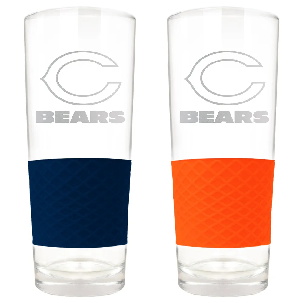 Chicago Bears 22oz. Logo Score Pint Glass Two-Piece Set