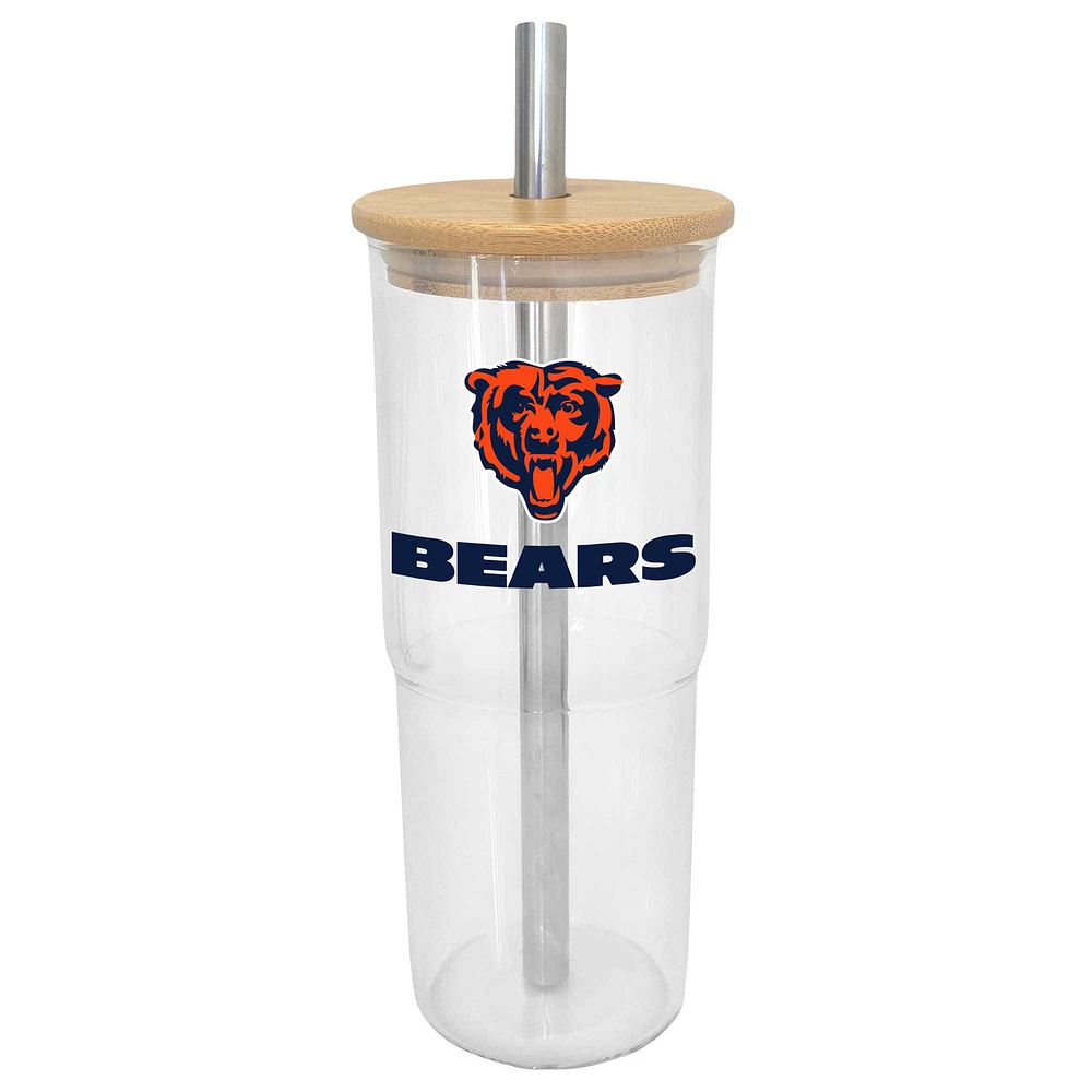 Verre à vin en verre de 24 oz des Bears de Chicago