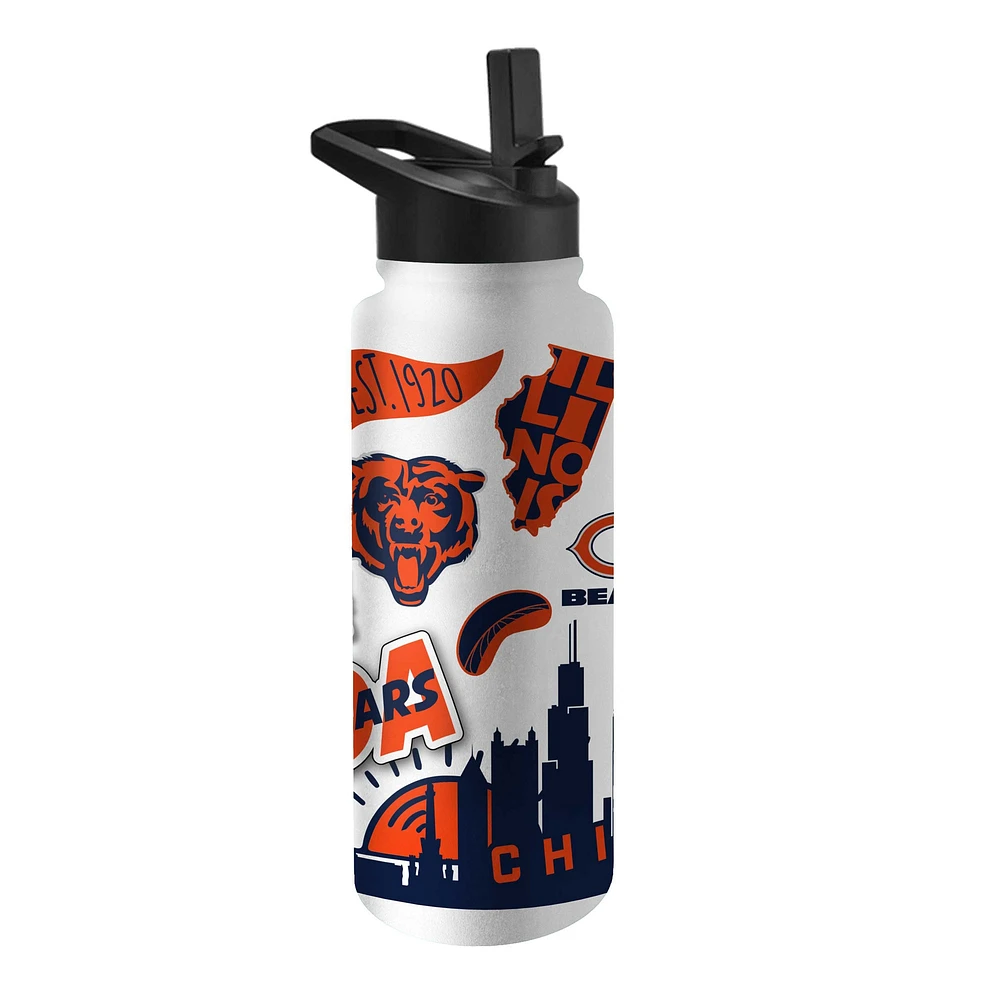 Chicago Bears 34oz. Native Quencher Bottle