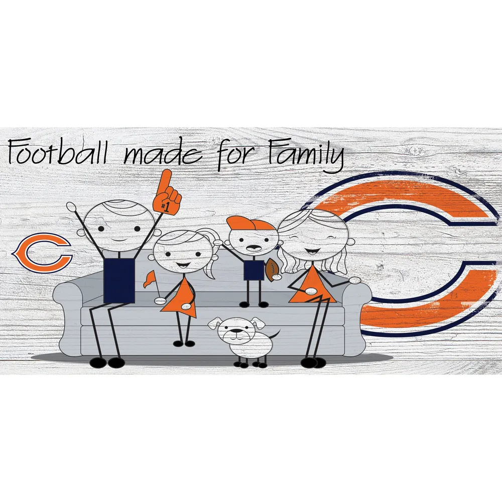 Lids Chicago Bears 6'' x 12'' Fansticks Couch Sign