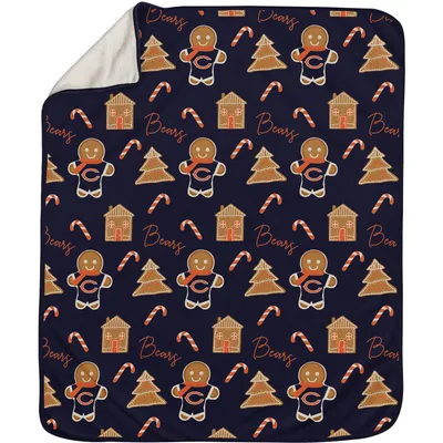 Chicago Bears 60" x 70" Gingerbread Throw Blanket