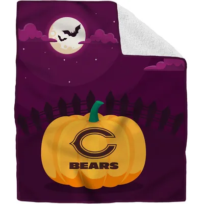 Chicago Bears 60'' x 70'' Halloween Pumpkin Throw Blanket