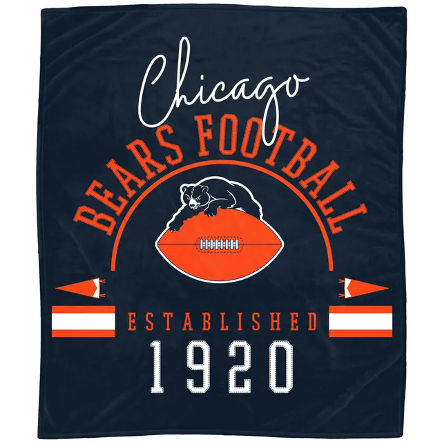 NFL Chicago Bears Logo Stripe Blanket