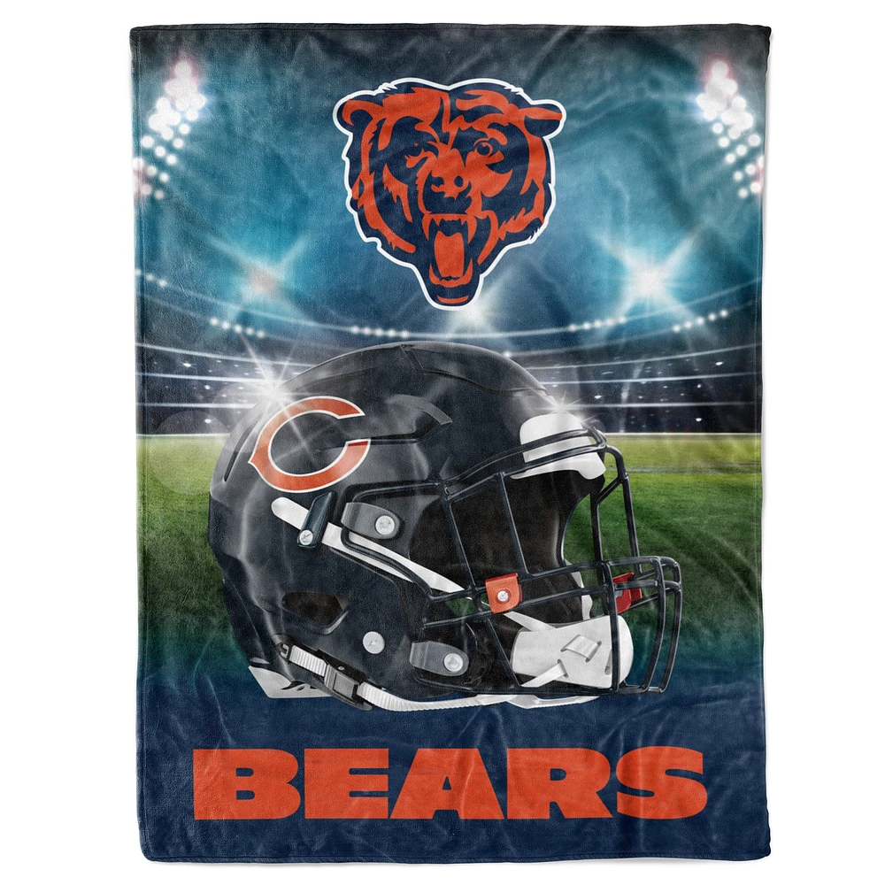 Couverture de lumières de stade 60" x 80" Chicago Bears