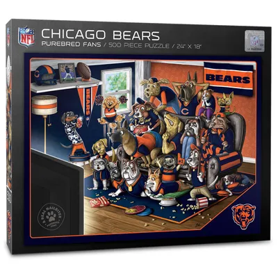 Chicago Bears Purebred Fans 18'' x 24'' A Real Nailbiter 500-Piece Puzzle