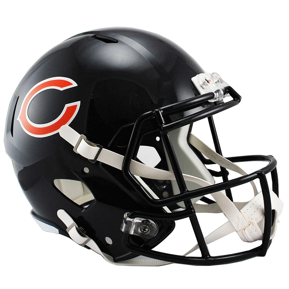 Casque de football réplique grandeur nature Revolution Speed ​​Display des Chicago Bears