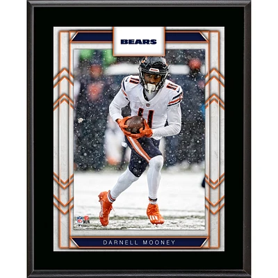 Plaque de joueur sublimée encadrée de 10,5" x 13" de Darnell Mooney Chicago Bears
