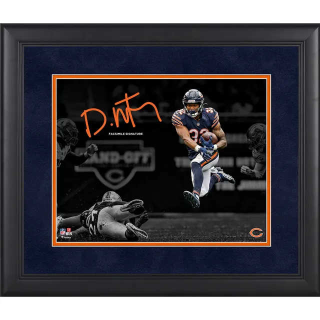 Justin Fields Chicago Bears Fanatics Authentic Facsimile Signature Framed  11 x 14 Spotlight Photograph