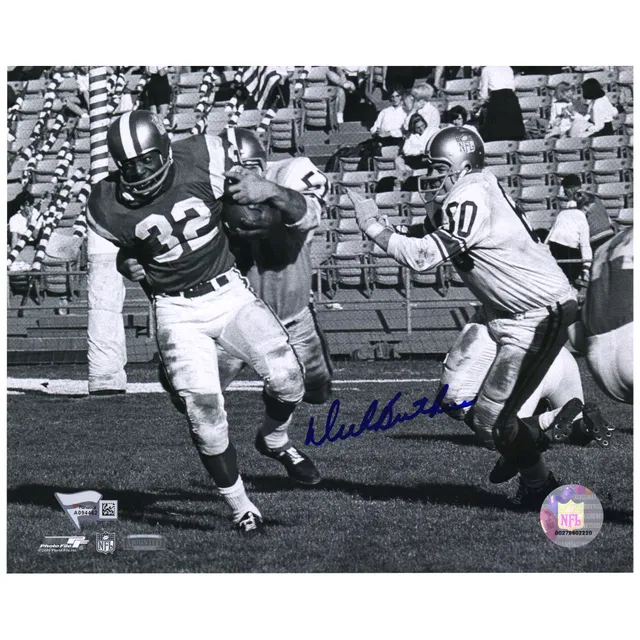 Autographed Chicago Bears Dick Butkus Fanatics Authentic 8 x 10 Arms Up  White Jersey Photograph