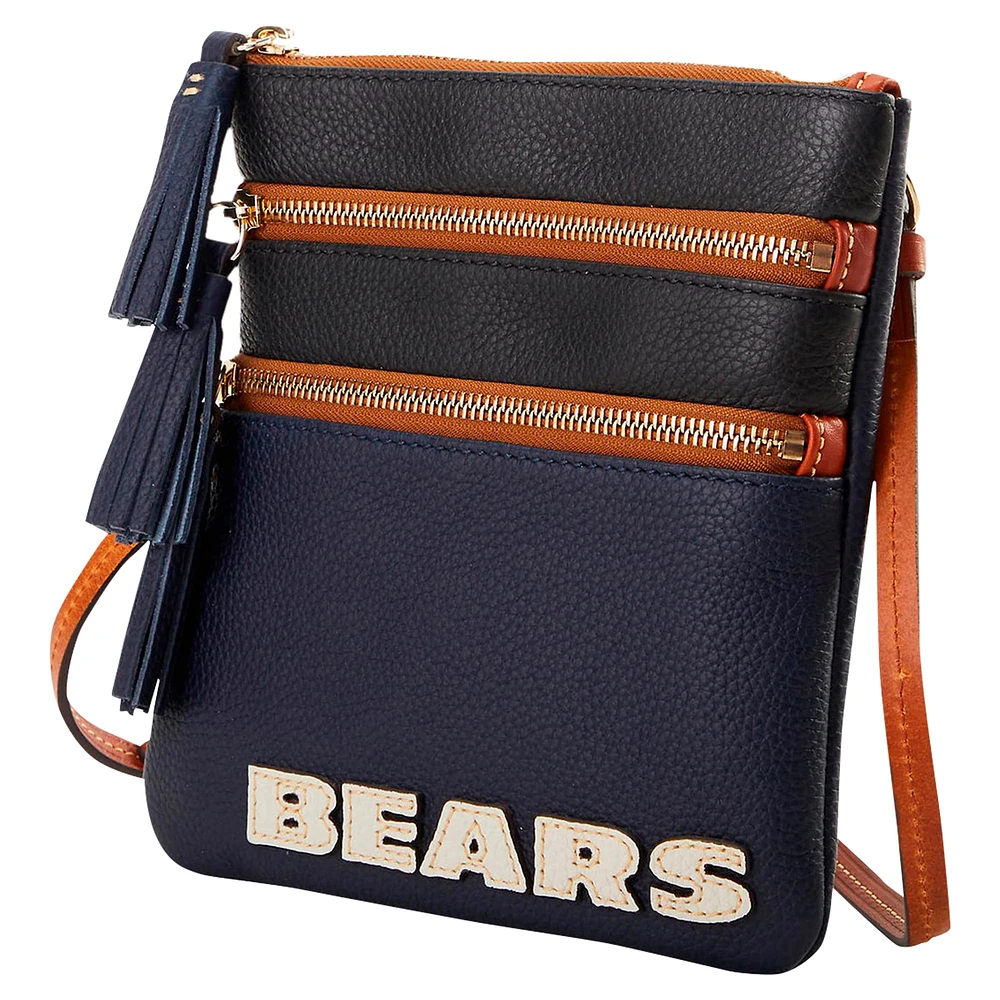 Dooney & Bourke Chicago Bears Infield Triple Zip Crossbody Purse