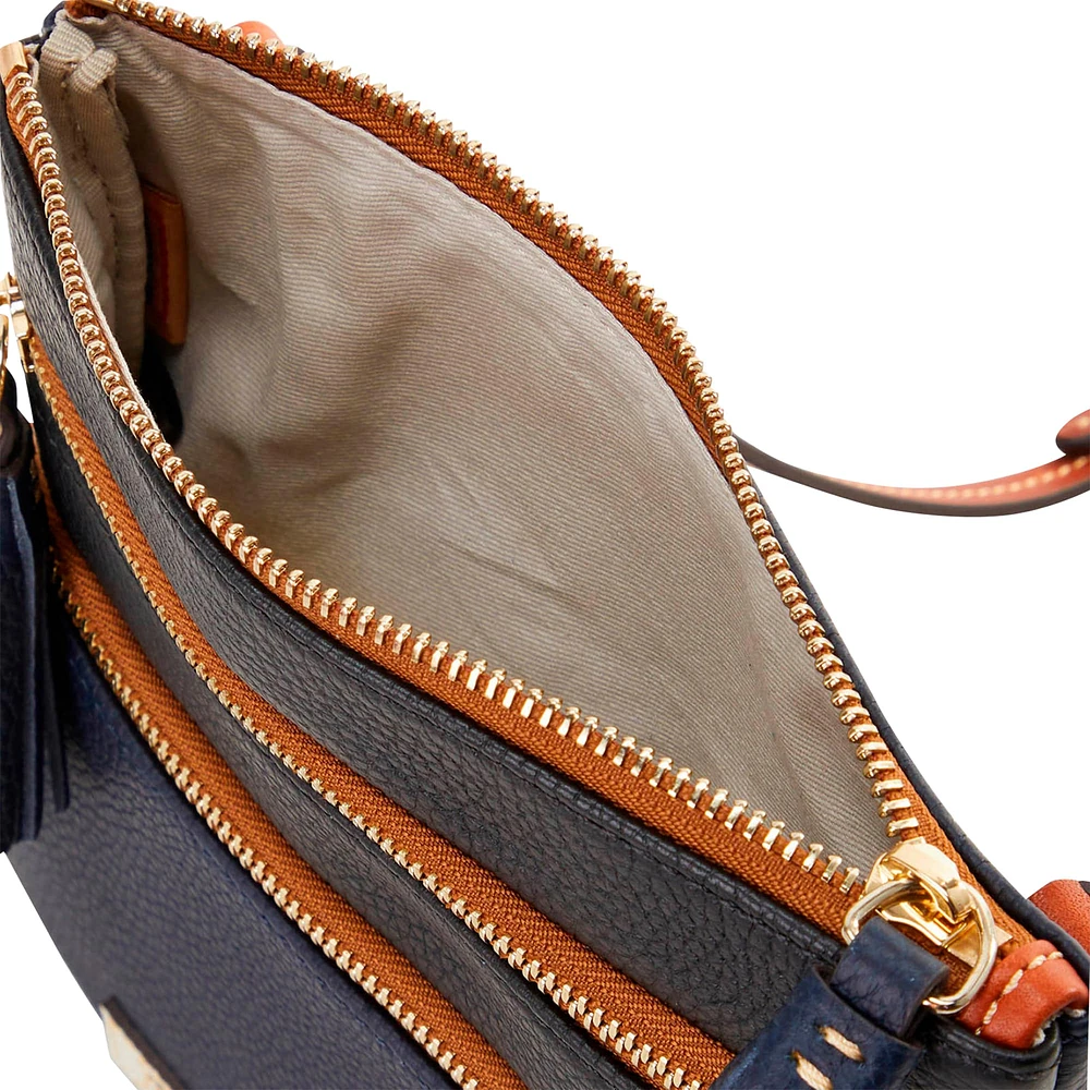 Dooney & Bourke Chicago Bears Infield Sac à main à bandoulière triple fermeture éclair