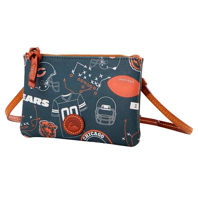 Dooney & Bourke Chicago Bears Sac à main à bandoulière avec fermeture éclair sur le dessus