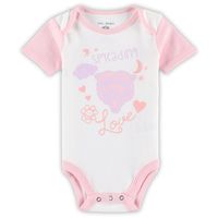 Girls Newborn & Infant White Chicago Bears Spreading Love Bodysuit and Tutu Leggings Set