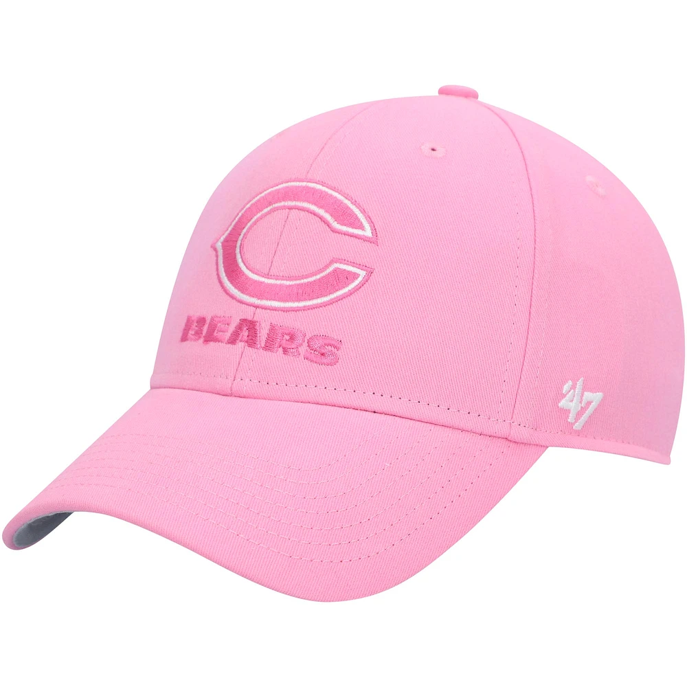 Casquette ajustable rose MVP Chicago Bears '47 pour fille