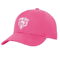 Casquette réglable Chicago Bears rose pour jeune fille