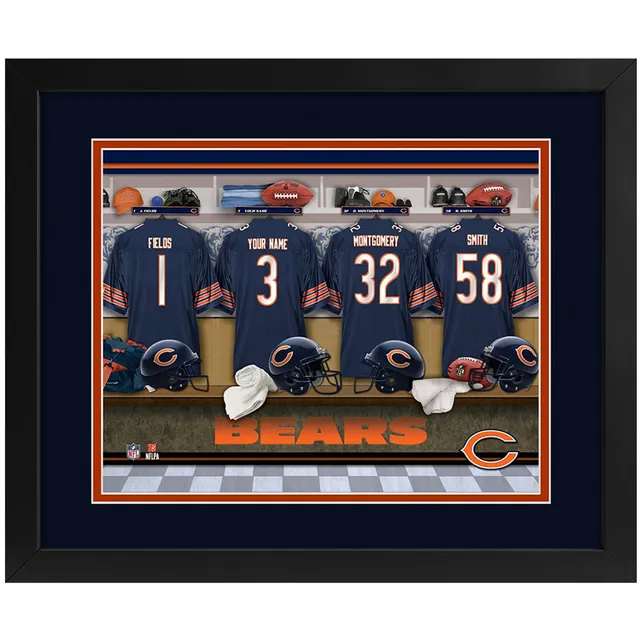 Imperial Denver Broncos 14 x 18 Custom Print Locker Room