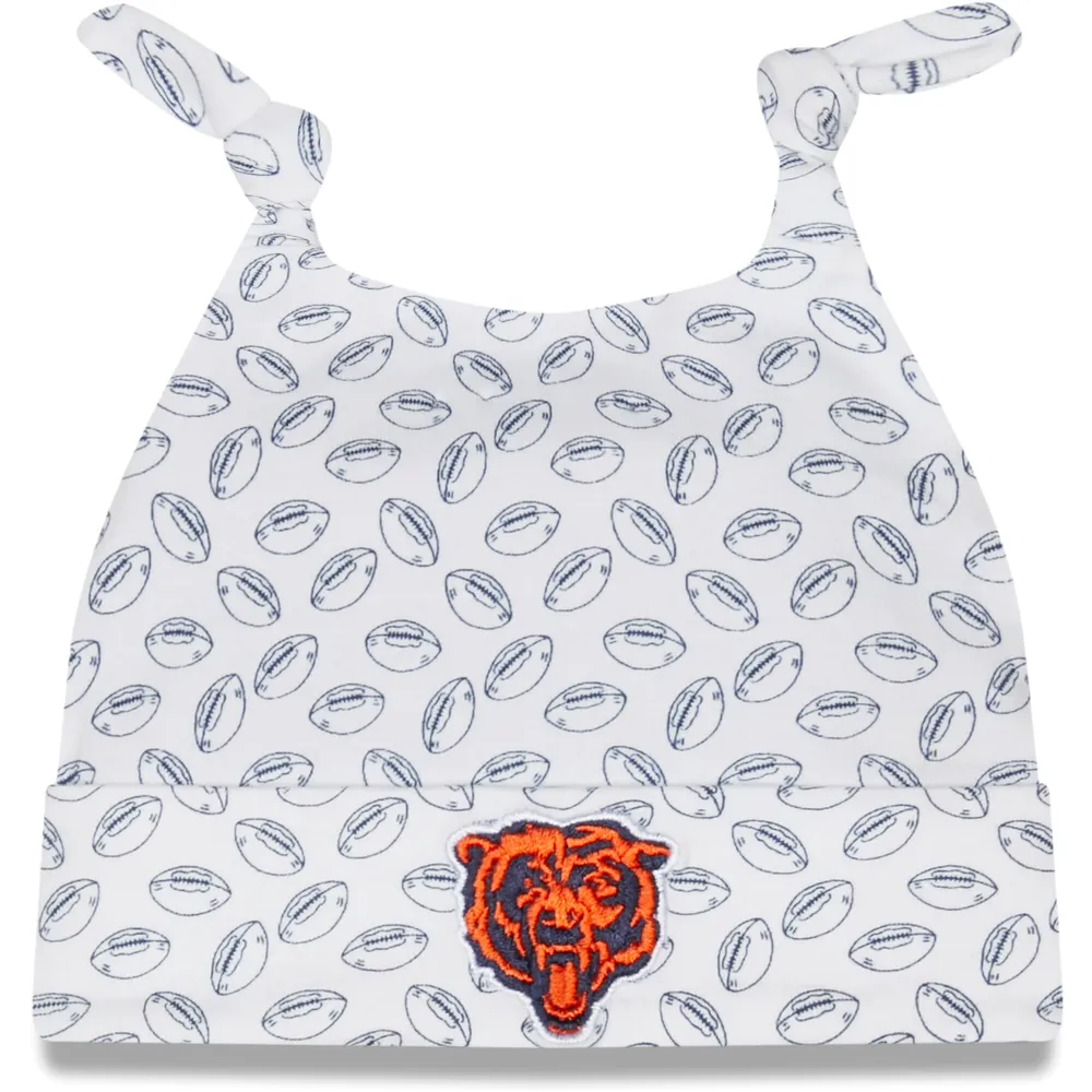 Lids Chicago Bears New Era Infant Cutie Cuffed Knit Hat - White