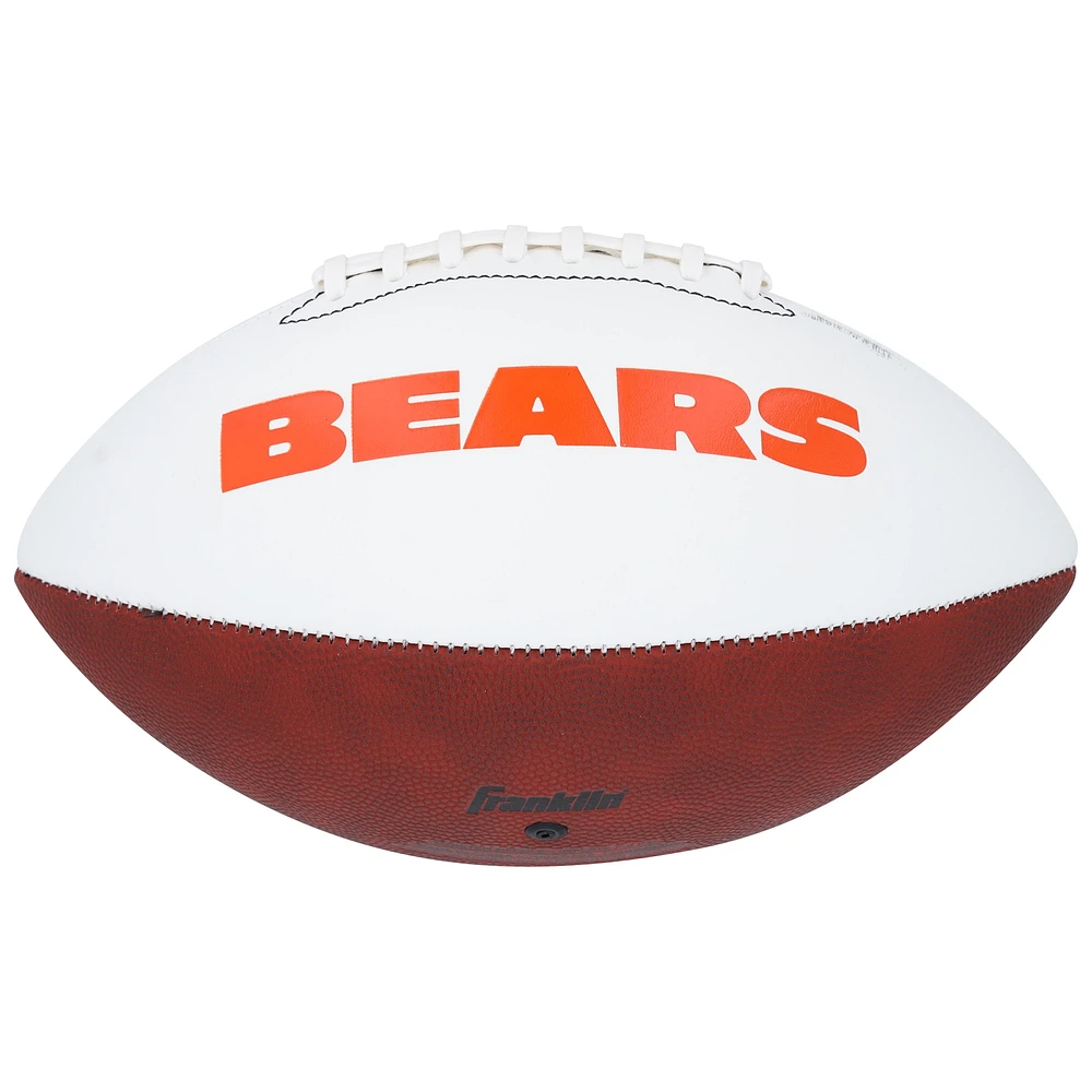Jim McMahon Chicago Bears Autographed Franklin White Panel Football 