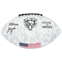 Jim McMahon Chicago Bears Autographed Wilson 2024 Salute To Service Football 