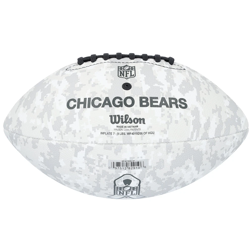 Jim McMahon Chicago Bears Autographed Wilson 2024 Salute To Service Football 