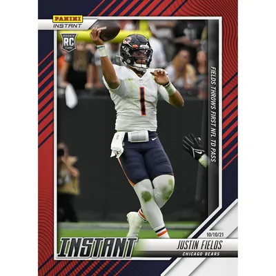 Justin Fields Chicago Bears Fanatics Exclusive Parallel Panini Instant NFL Week 5 First Touchdown Pass Single Rookie Trading Card - Limited Edition of 99