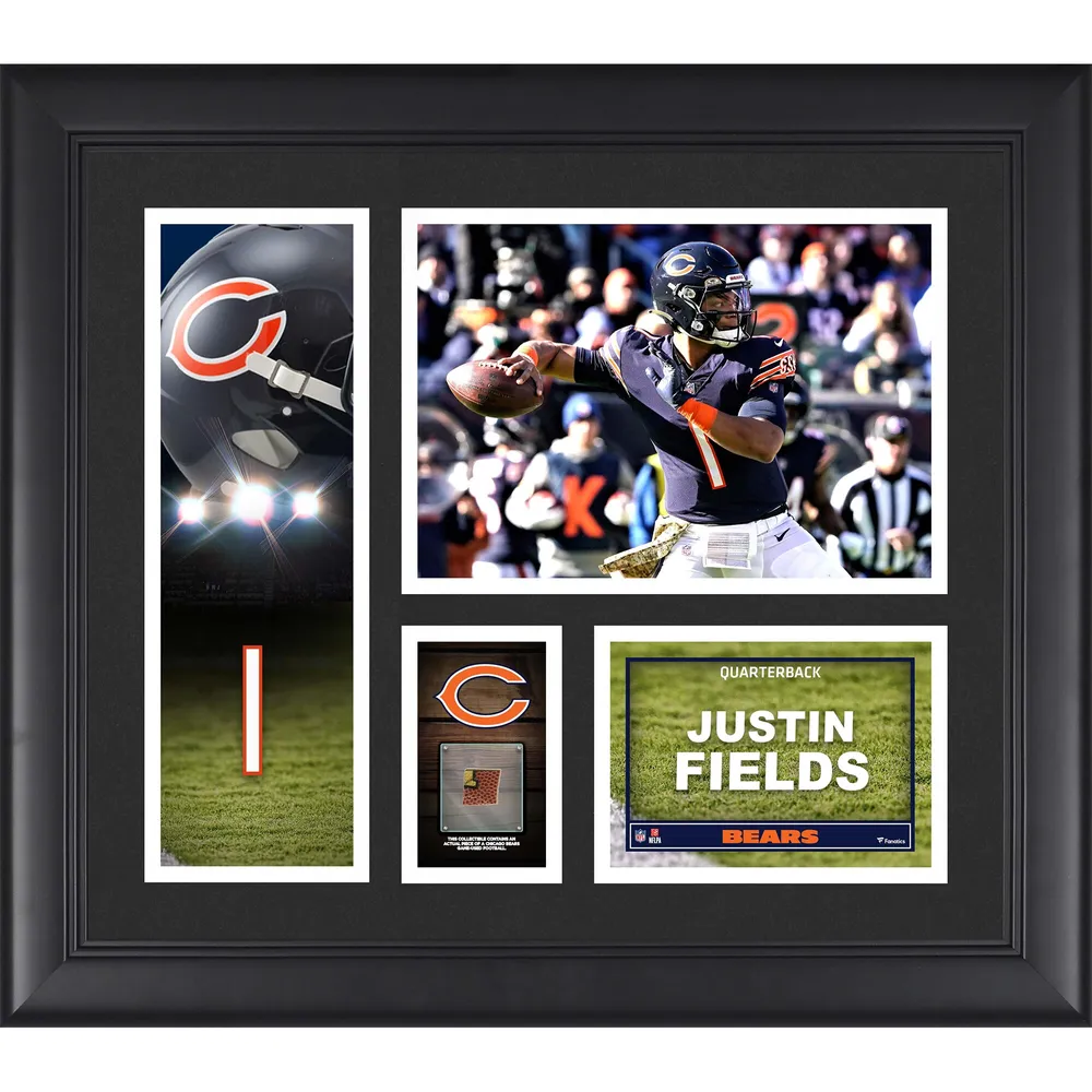 Lids Justin Fields Chicago Bears Fanatics Authentic Framed 15 x