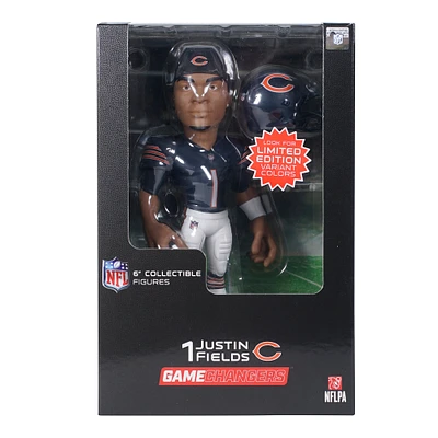 Figurine en vinyle Justin Fields Chicago Bears série 4 GameChanger 6" - Recherchez des variantes de couleurs unies rares