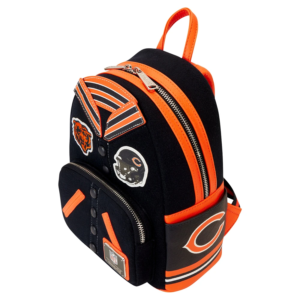 Loungefly Chicago Bears Varsity Mini Backpack