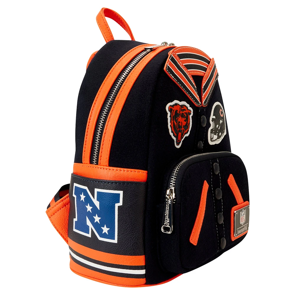 Loungefly Chicago Bears Varsity Mini Backpack