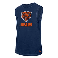 Men's New Era  Navy Chicago Bears Leisure Collection Tank Top