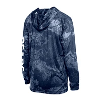 Men's New Era  Navy Chicago Bears RealTree Xtreme Camo Raglan Long Sleeve Hooded Top