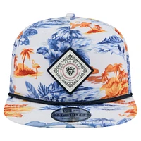 Casquette de golf à visière snapback blanche Chicago Bears Adventure pour homme New Era