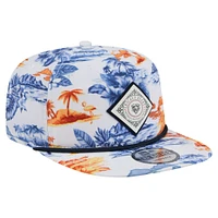 Casquette de golf à visière snapback blanche Chicago Bears Adventure pour homme New Era