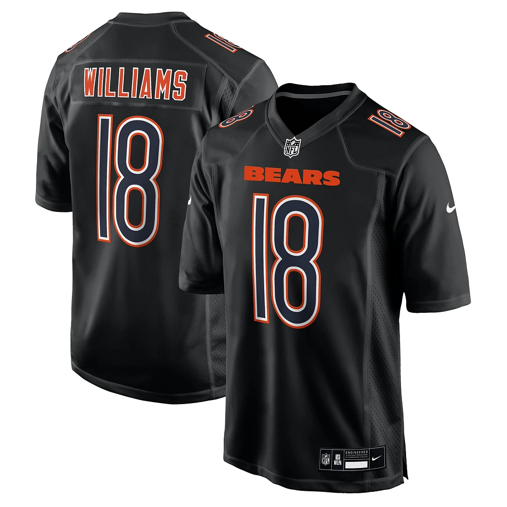 Maillot Nike Caleb Williams pour homme, noir carbone, Chicago Bears Fashion